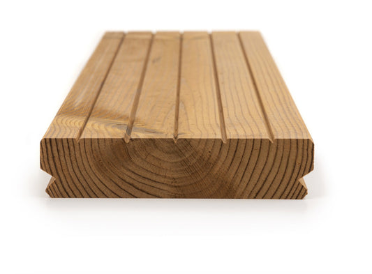 Paczka 10 szt: Deska tarasowa Termo, Click 26x117X3000, Klasa AB, ryflowana